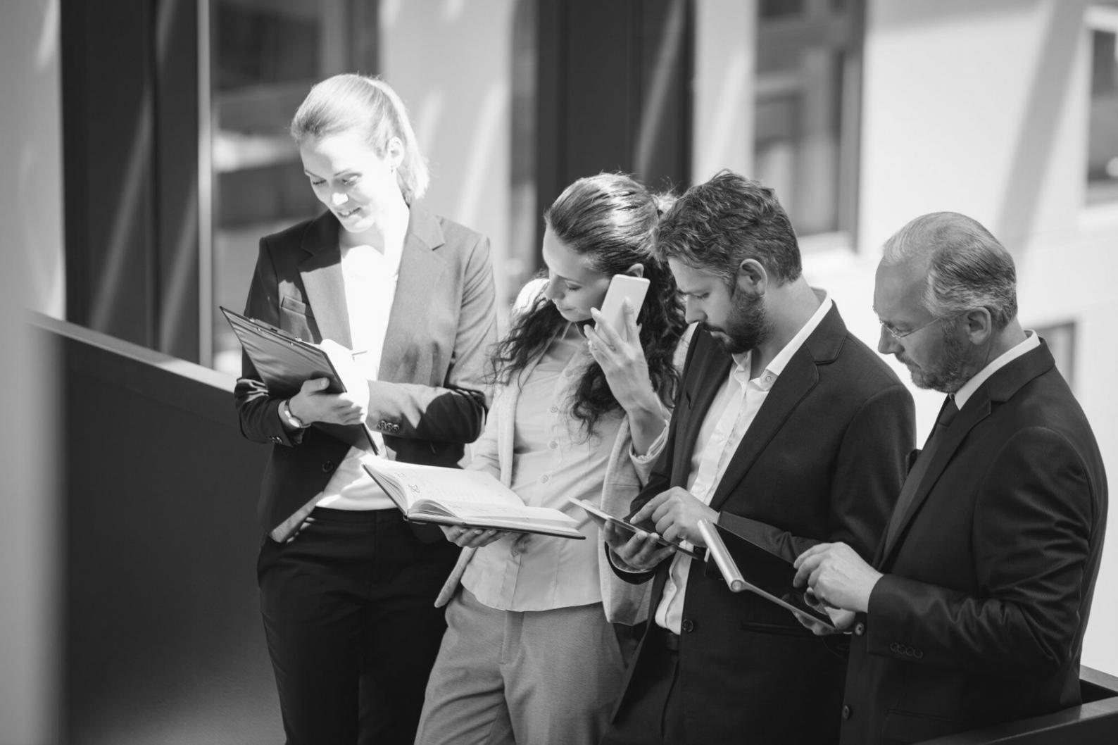 Noted Skill finance team helping clients